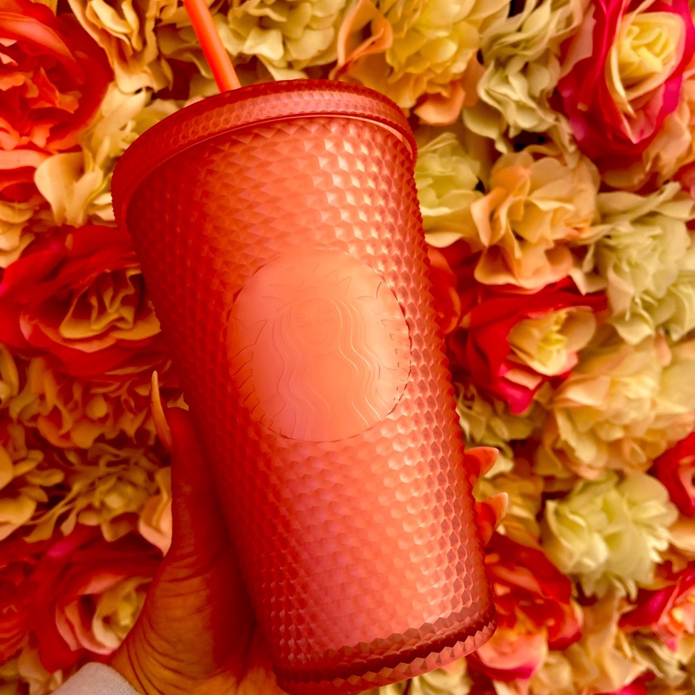 ❤️‍🔥NEW Starbucks Holiday Grande Pink Lemonade Studded Tumbler